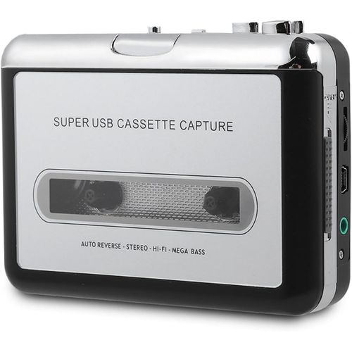 Asas-Convertisseur D'enregistreur De Lecteur De Cassette Portable,Convertisseur De Cassette Enmp3 Convertir Des Bandes En Fichiers Numriques Via Usb