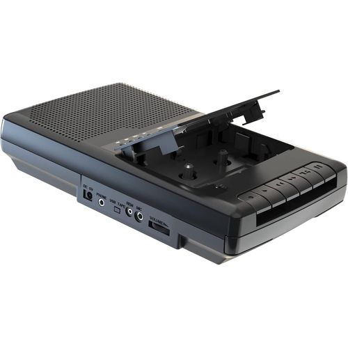 Asas-Lecteur De Cassettes Audio Portable Cassette Numriser Vers Usb Avec Poigne,Casque,Microphone,Haut-Parleur