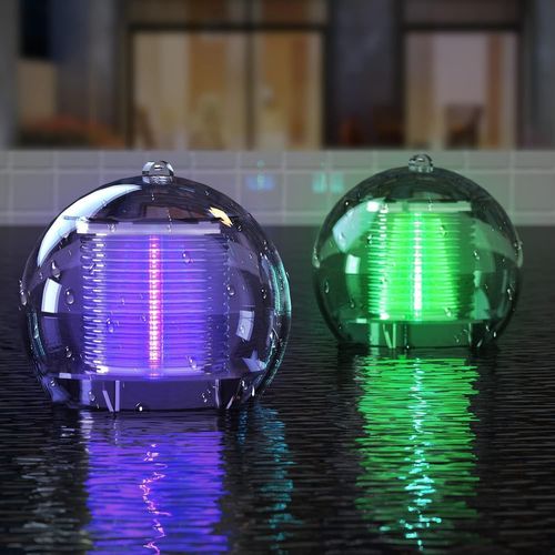 Asas-Lumire De Piscine De Led,Solaire Lampe Flottante Piscine Eclairage Piscine Avec 7 Modes De Couleurs Pour Piscine,Baignoire,Bassin,Fontaine,Spa,Party Dcor