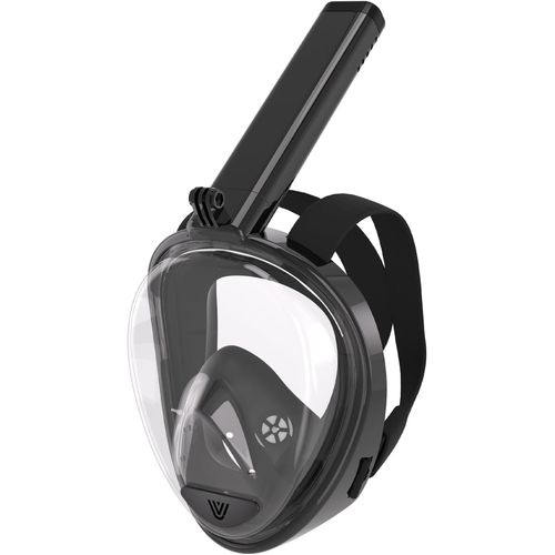 Asas-Masque De Plonge Intgral,Masque Tuba Avec Systme Respiratoire Avanc Et Technologie Antibue,Masque De Plonge Avec Support De Camra,Masque Snorkeling Pour Adultes/Enfants-L/Xl S/M Xs