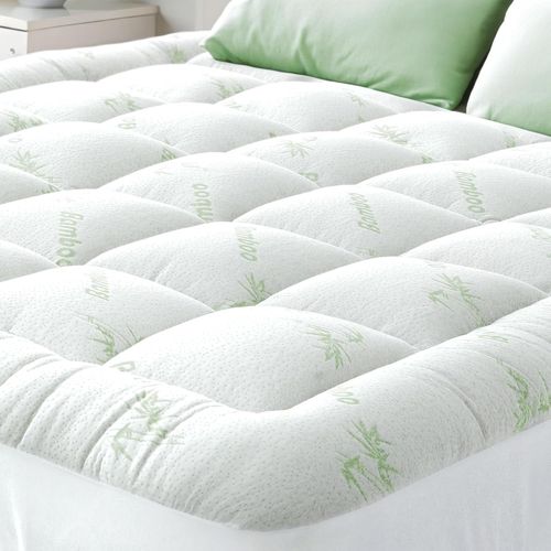 Asas-Niagara Surmatelas 160x200cm En Bambou,Respirant,Rafrachissant Surmatelas 2 Personnes 160x200 Avec Poches Profondes Pourmatelas 20-50cm