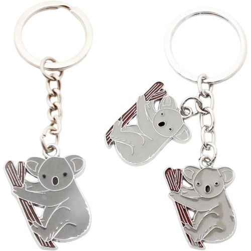 Asas-Porte-Cls Koala 2pcs,Porte-Cls Animaux Mignons,Porte-Cls Animaux Australiens,Porte-Cls Pour Enfants,Breloques De Sac Pour Filles,Porte-Cls Pendentif Animal