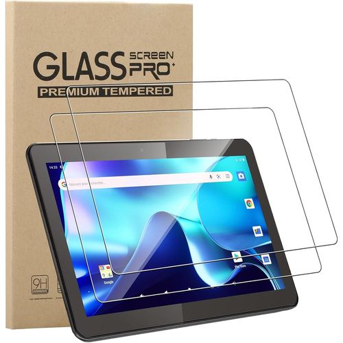asas-Protection cran Pour Logicom Tab 134 10.1 Pouces,2 Pices 9H Duret Anti-Rayures Verre Tremp Logicom Tab 134[Haute Dfinition][Sensibilit Tactile]