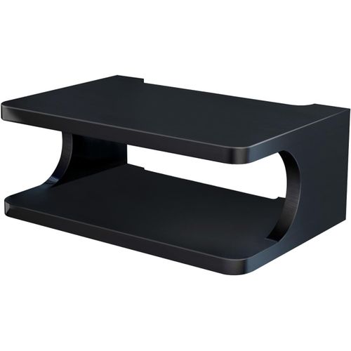 Asas-Routeur Wifi Bote De Rangement tagres tagre Pour Dcodeur Etageremurale Tv Etagere Flottantemuralemulticouche Planche Bois Etageremeublemural Pour Console Set-Top Box/Wifi/Dvd (Noir)