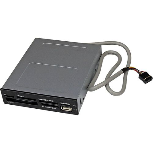 asas-Startech.Com Lecteur De Cartes Mmoire Interne De 3,5 Pouces Avec Port Usb 2.0-Lecteur Multicartes 22-En-1 Pour Pc-Noir(35Fcreadbk3)