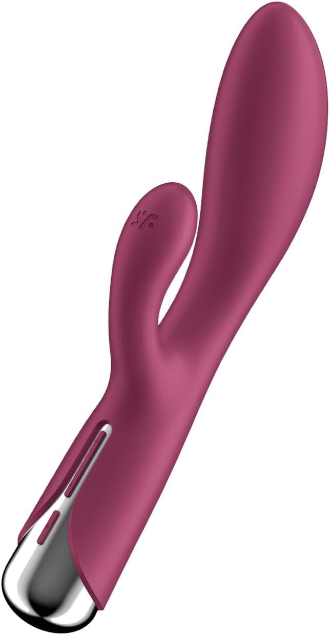 Asas-Vibromasseur Spinning Rabbit 1 | Rotation Pour Le Point G Et Le Clitoris | Sextoy En Silicone Pour Femme | Stimulation Rotative | 12 Programmes De Vibration Et 5 De Rotation | Baie