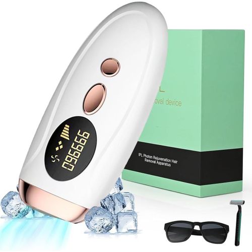 Asas456-pilateur  Lumire Pulse 3 En 1 Avec Refroidissement Glac,9 Niveaux D'nergie,999 900 Flashs,pilation Ipl Pour Femmes Et Hommes,Visage,Jambes,Aisselles,Corps,5 Modes Rglables,Filtre Lumi