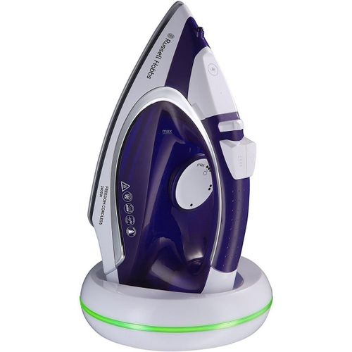 asas456-Fer  Repasser Vapeur [Sans Fil & Puissant] Supreme Stream(2400 W,135 G/Min Effet Pressing,Rservoir 300 Ml,Semelle Cramique,Socle De Recharge Rapide,Anti-Calcaire) 23300-56