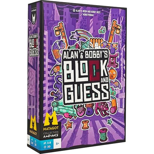 Asmodee Blocs En Fte - Jeux De Socit - Jeux De Cartes - Jeu De Dduction - Jeu D'ambiance - Jeu Adulte Et Enfant  Partir De 8 Ans - 3  8 Joueurs - Version Franaise.[G593]