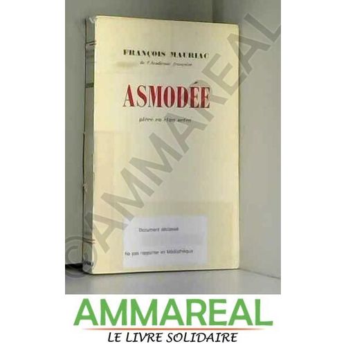 Asmode   de Franois MAURIAC  Format Poche 