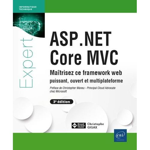 Asp.Net Core Mvc - Matrisez Ce Framework Web Puissant, Ouvert Et Multiplateforme    Format Grand Format 