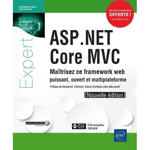Asp.Net Core Mvc - Matrisez Ce Framework Web Puissant, Ouvert Et Multiplateforme    Format Grand Format 