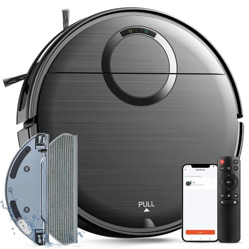 Aspirateur Robot Teendow T7S - 2000Pa Batterie 2600mAh d'autonomie 180min 230ML Poubelle 200ML Eau