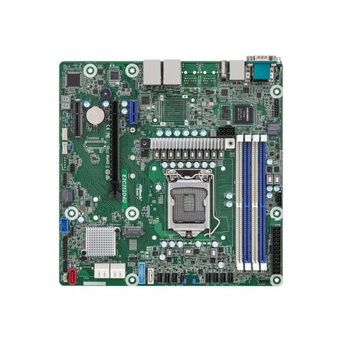AsRock Carte m?re E3C252D4U micro-ATX Socket 1200 Single (LGA 1200, Intel C252, mATX), Carte m?re