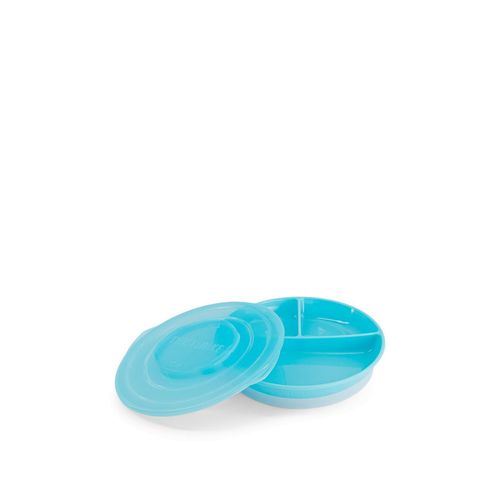 Assiette Compartimente Bleu 6 Mois + De Twistshake
