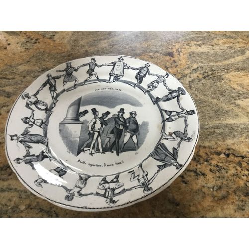 Assiette porcelaine Choisy le Roi HB Objets à collectionner Rakuten