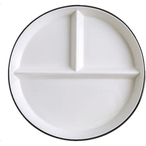 Assiettes En Porcelaine Assiettes Divises Assiette Compartiment Adulte Diet Assiettes Plates De Table Assiettes  Salade