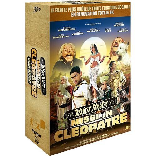 Astrix & Oblix : Mission Cloptre - 4k Ultra Hd + Blu-Ray + Dvd + Dvd Bonus - Botier Steelbook Limit - Version Restaure 4k - dition Collector Limite/Numrote de Alain Chabat