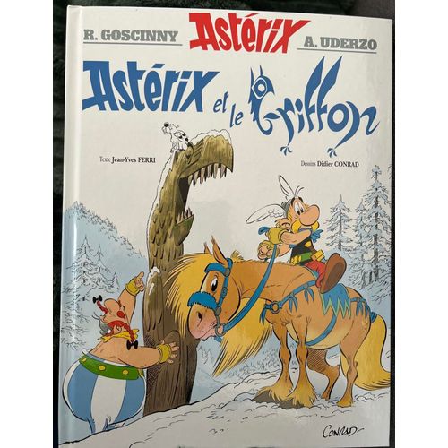 Astrix Tome 39 : Astrix Et Le Griffon (D'aprs Ren Goscinny & Albert Uderzo) - De Jean-Yves Ferri (Scnario) & Didier Conrad (Dessins) - ditions Albert Rene - Octobre 2021   