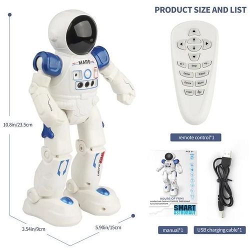 Astronaute - Robot CADY WILI R2 R11 RC, jouet Intelligent, programmation intelligente, ducation, musique, danse, suivi automatique, contrle des gestes