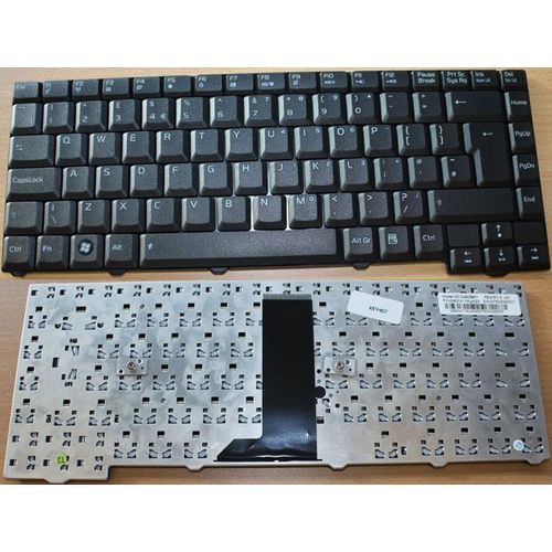 Asus F5r Noir Uk Clavier Pour Ordinateur Portable (Pc) De Remplacement (Key407)