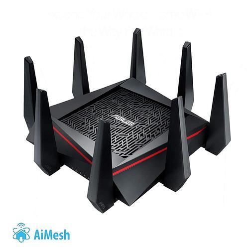 Asus RT-AC5300 Routeur Gaming Wi-Fi Ai mesh / AC 5300 Mbps Triple Bande MU-MIMO avec Scurit AiProtection   Vie par TrendMicro