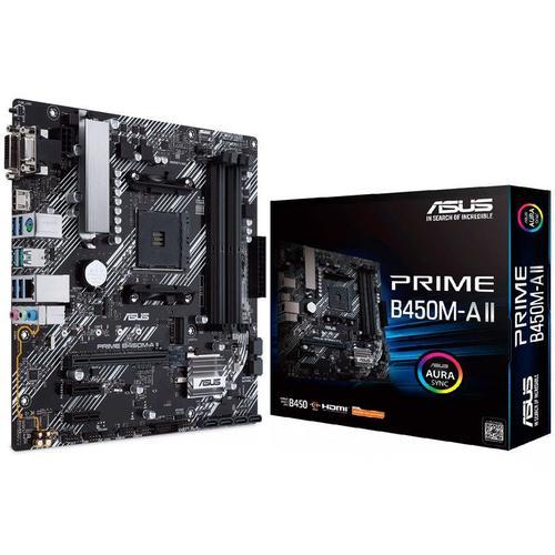 ASUS PRIME B450M-A II - Carte mre micro ATX AM4 AMD B450