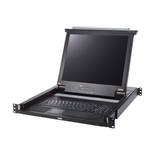 ATEN CL1000 console KVM LCD 17 simple rail 1 port VGA/PS2