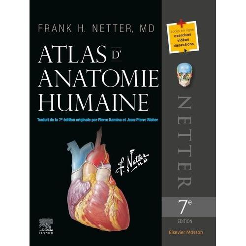 Atlas D'anatomie Humaine   de Netter Frank Henry  Format Beau livre 