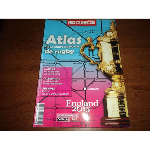 Atlas De La Coupe Du Monde De Rugby England 2015 N 1307 
