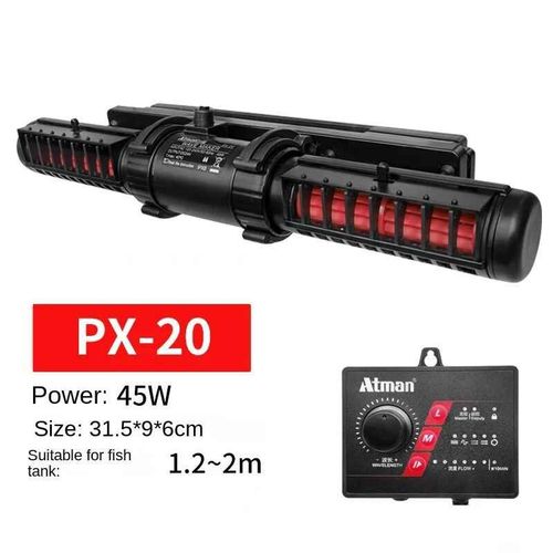 Atman Aquarium Vague Pompe Corail Rx-40 Rx-80 Rx-120 Petite Pompe  Dbit Pompe Submersible Conversion De Frquence Rglable - Type Px-20-Eu Adapter 110-240v