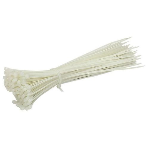 Attache Cables Rilsan 195 X 4.8 Blancs - 100 Colliers Plastiques