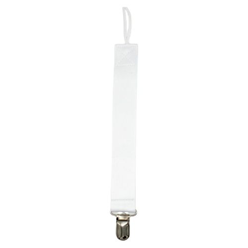 Attache Ttine Blanc Blanc Pour Bb, Clip De Sucette, Porte Mamelon Factice, Anneau De Dentition, Sangle, Cadeaux De Douche