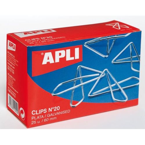 Attaches Gantes N20 60mm 25 Pices - Apli Agipa