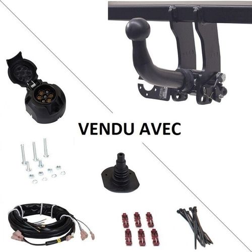 Attelage Chrysler Grand Voyager Stow'n'go Uniquement (01/08-) Rdsoh + Faisceau Universel 7 Broches - Auto-Hak