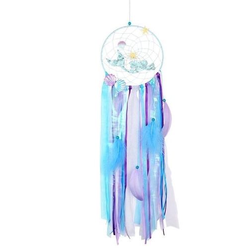 Attrape-Rve Sirne, Coquillage Et Perles Capteur Dream Catcher