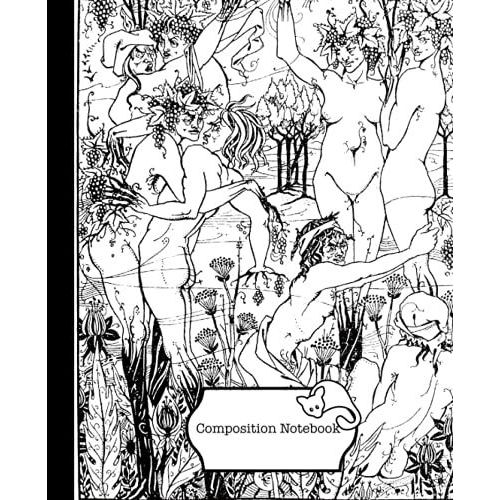 Aubrey Beardsley British Art Nouveau Vintage Erotica Style Composition Notebook: For Journaling, School Or College Lecture Notes, Story Writing And ... Practice, Writing Affirmations And Goals.   de Press, Possum  Format Broch 