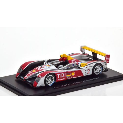 Audi R10 Tdi #2 Win Le Mans 2008 Capello Kristensen Mcnish Spark Hachette S-Lm6 1/43 24h