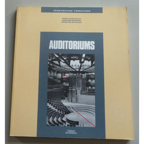 Auditoriums   de Marie-Laure Boulet