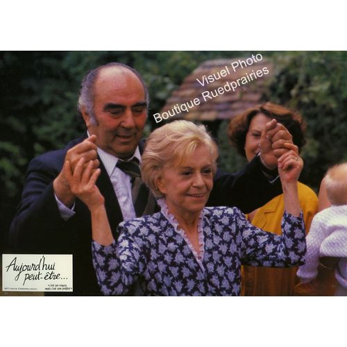 Aujourd'hui Peut-tre...C'est Un Voyou Mais C'est Son Prfr: Jeu De 8 Photos D'exploitation Cinmatographique - Format 21x30 Cm - De Jean-Louis Bertuccelli Avec Giulietta Masina, Jean Benguigui 1990