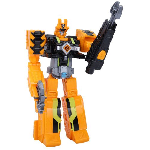 AULDEY Plastique Transformation Animation Robot Jouet Personnage Explosion Crash Geant Sauvegarde