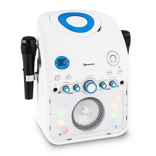 auna StarMaker 2.0 Systme de karaok Fonction Bluetooth Lecteur de CD avec micro.
