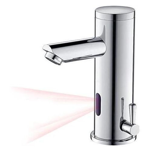 Auralum Mitigeur Lavabo Infrarouge Electronique Eau Froide Et Chaude Mitigeur Automatique Laiton Chrome Robinet Automatique De Lavabo Pour Salle De Bain
