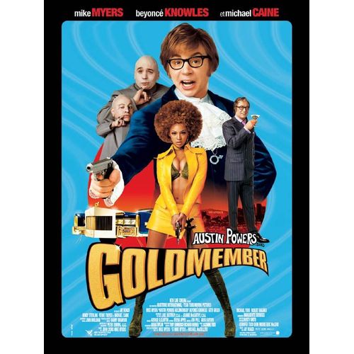 Austin Powers Dans Goldmember - Vritable Affiche De Cinma Plie - Format 40x60 Cm - De Jay Roach Avec Mike Myers, Beyonc Knowles, Michael Caine, Michael York, Verne Troyer, Robert Wagner - 2002
