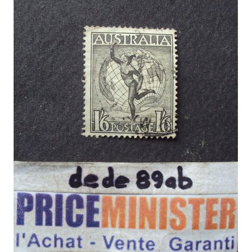 Australie..  1,6 Postage Australia . Herms Devant Le Globe Terrestre . Oblitr.