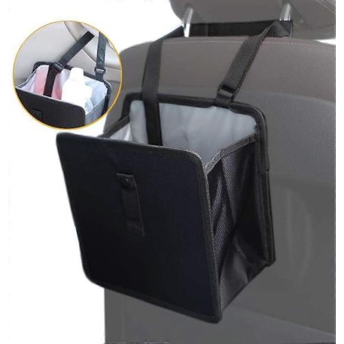 Auto Mlleimer Mit Deckel, Wasserdicht Auslaufsicher Abfalltasche Auto, Zusammenfaltbareorganizer Abfall-Tasche Fr Unterwegs