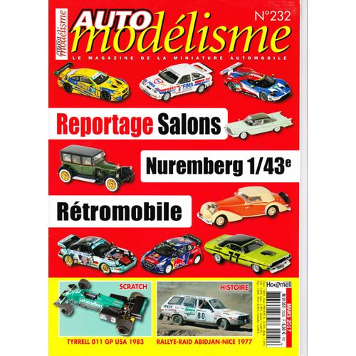 Auto Modelisme N232 - Salon Nuremberg 2017 - Rallye Raid Abidjan-Nice 1977