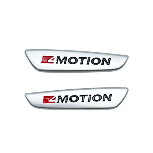 Autocollant De Coffre De Pare-Chocs Arrire Pour Vw Golf,Polo,Tiguan 2,Jetta,Insigne D'emblme Latral De Garde-Boue,Style De Voiture,Mtal 3d,4 Mouvements,2 Pices - Type Black
