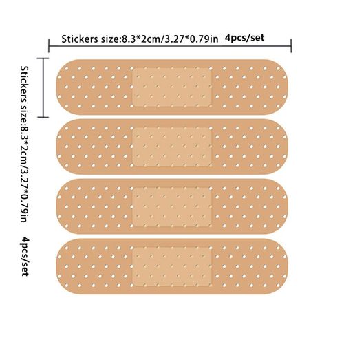 Autocollant De Couverture De Bande D'aide, 1/4x Autocollant De Dent, Rayure, Dommage, Peinture De Vhicule, Voiture, Camion