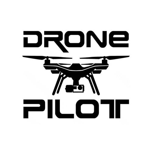 Autocollant De Voiture Le Plus Cool En Vinyle, Noir/Blanc, Pilote De Drone, Drone De Moto, Drle, Fentre De Pare Chocs Automobile, Dcalcomanie